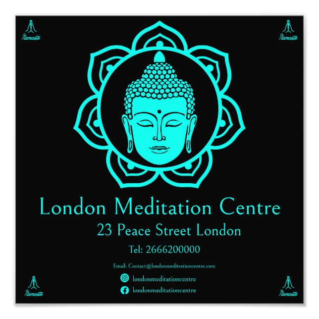 Foto Meditação Budista (Frente)