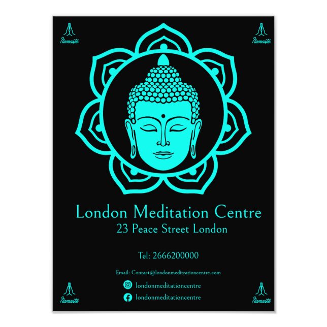 Foto Meditação Budista (Frente)