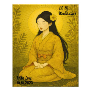 Foto Meditação Zen - Ética Personalizada Arte Mindígena