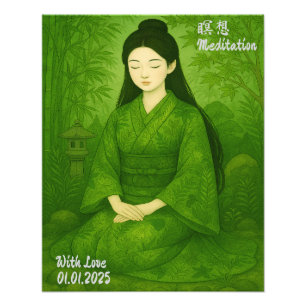 Foto Meditação Zen - Ética Personalizada Arte Mindígena