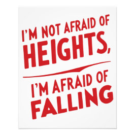 Foto Medo de cair: Design de tipografia
