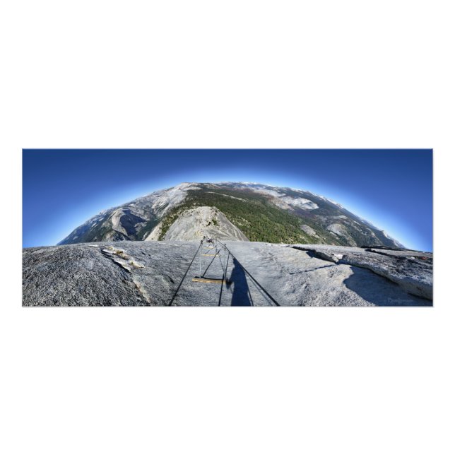 Foto Meia pomba olhando para baixo dos cabos - Yosemite (Frente)