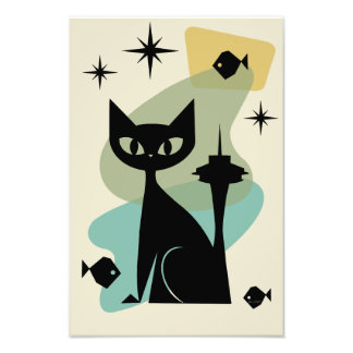 Foto Meio século Moderno de Seattle Cat