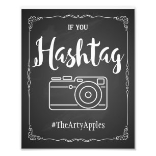 Foto meios sociais do quadro que wedding o hashtag do