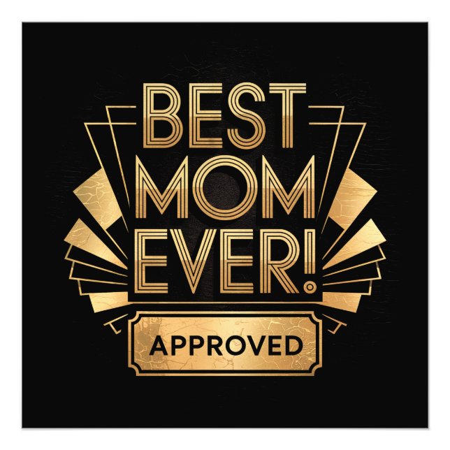 Foto Melhor Mãe De Todos Os Dias, Aprovada - Design de  (Frente)