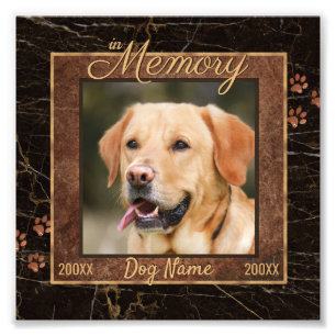 Foto Memória de Cão - Marble Rustic Keepsasakeskeskes