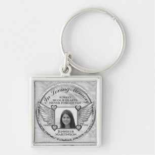 Foto Memorial em Loving Memory Chaveiro