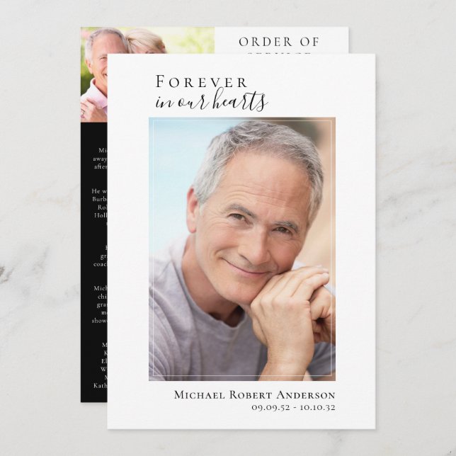 Foto Memorial Funeral Celebração do Programa Life (Frente/Verso)