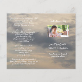 Foto Memorial Funeral Order Program