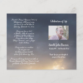 Foto Memorial Funeral Order Program