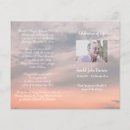 Foto Memorial Funeral Order Program