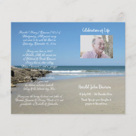 Foto Memorial Funeral Order Program