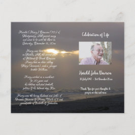 Foto Memorial Funeral Order Program