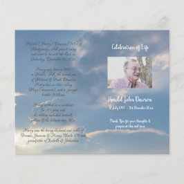 Foto Memorial Funeral Order Program