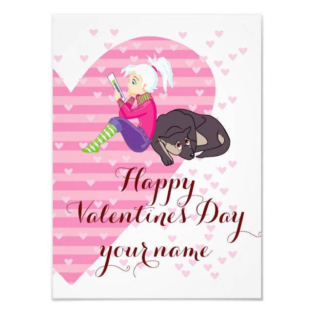 Foto Menina apaixonada (Frente)