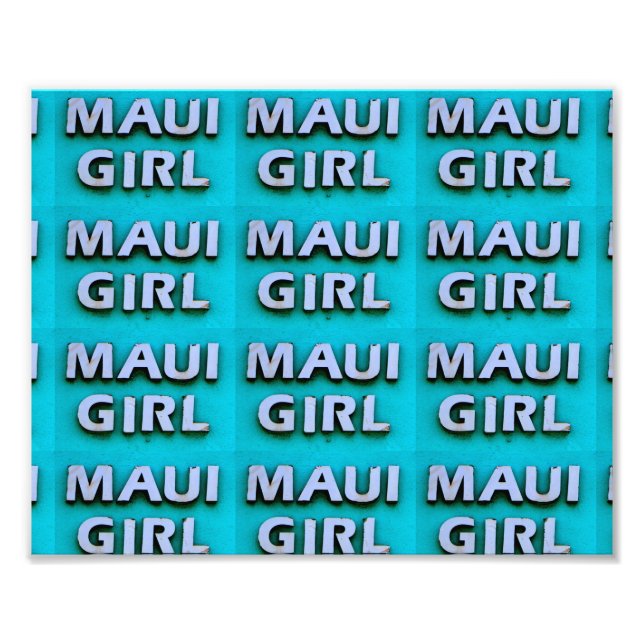 Foto menina maui green (Frente)
