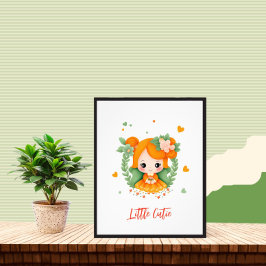 Foto Menininha com flores