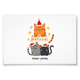 Foto Meowy Catmas Gato Árvore de Natal Natal (3)