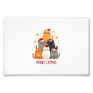 Foto Meowy Catmas Gato Natal Árvore de Natal (1)