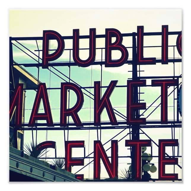 Foto Mercado Pikes Place de Seattle (Frente)