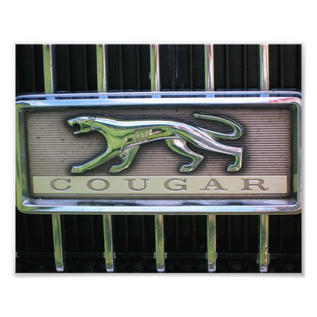 Foto Mercury Cougar Grill Emblem, de 1960 (Frente)