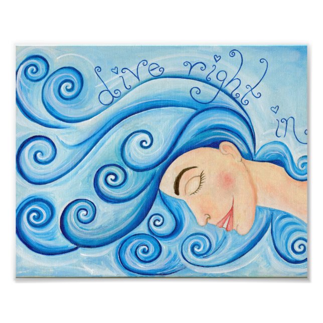 Foto Mergulhe Direto Em Impressão (Frente)