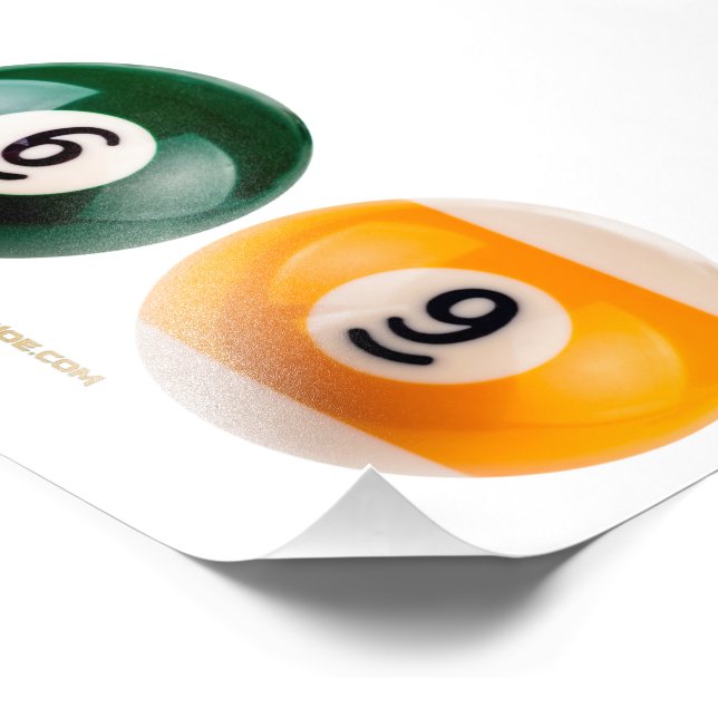 Foto Mesa de piscina 69 do SlipperyJoe, duas bolas de b (Borda)