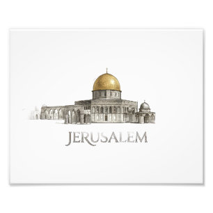 Foto mesquita Al-Aqsa de jerusalém Adesivo Moderno Eleg
