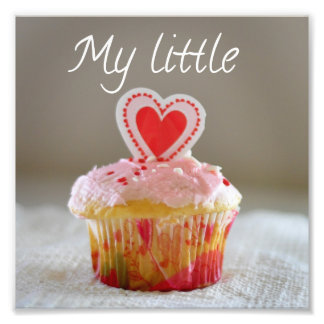 Foto Meu Coração Cupcake Te Ama Impressão