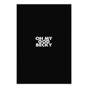 Foto Meu Deus Becky