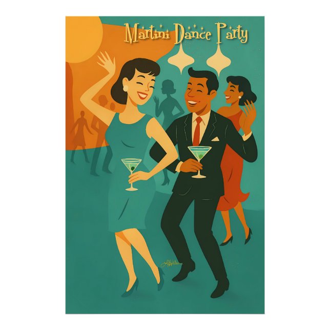 Foto Mid Century Martini Dance Party (Frente)