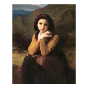 Foto Mignon Innocence of Adolescent Girl, Bouguereau