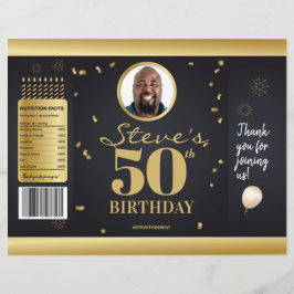 Foto: Milestone Birthday Chip Bag Wrappers