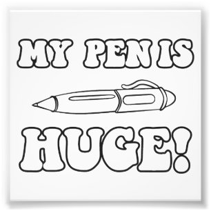 Foto Minha Caneta É Enorme