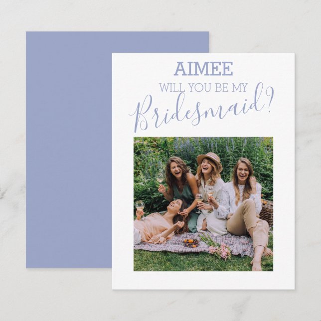 Foto mínima moderna | Você Será Minha Porta-Voz (Frente/Verso)