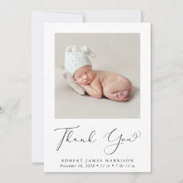 Foto Mínima Obrigado Anúncio de Nascimento