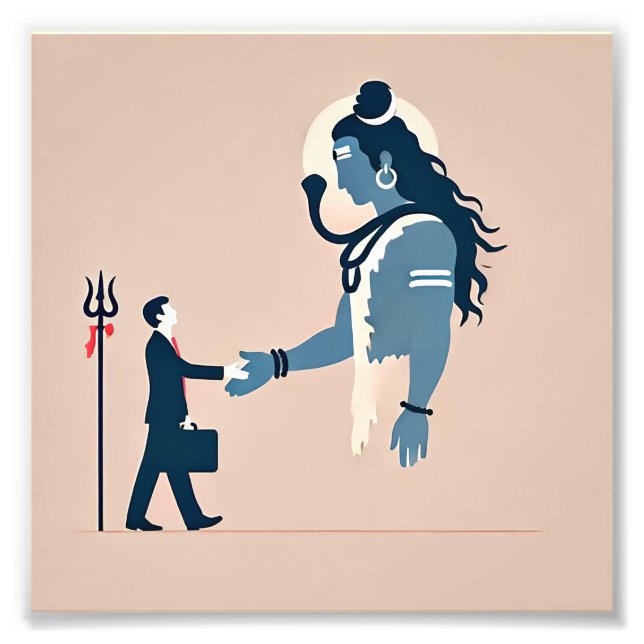 Foto minimalism image of an ordinary person greeting go (Frente)