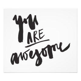 Foto Minimalist Awesome Quote