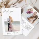 Foto Minimalista De Casamento De Orçamento Obrigad<br><div class="desc">Nosso Casamento Minimalista Obrigado A Carta Simples Foto é o epítome da elegância e gratidão. Com uma design e um espaço limpos e subestimados para a sua foto favorita de casamento, é a maneira perfeita de expressar seus obrigados a entes queridos. Personalize com a sua mensagem e envie um sinal...</div>