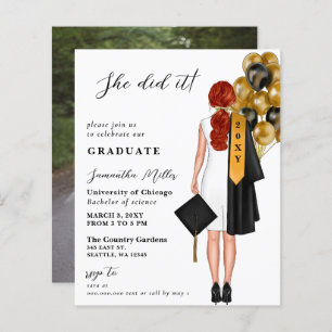 Foto Minimalista Do Orçamento Que Ela Fez Graduaçã