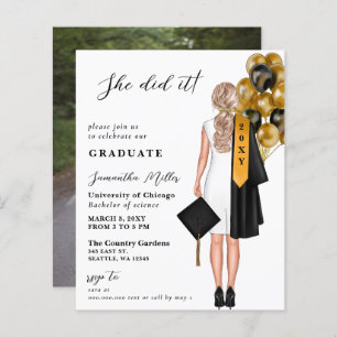 Foto Minimalista Do Orçamento Que Ela Fez Graduaçã