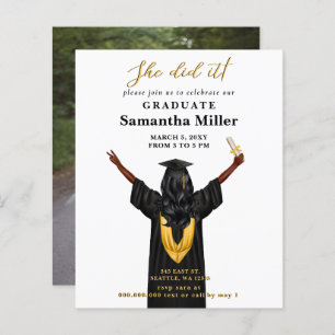 Foto Minimalista Do Orçamento Que Ela Fez Graduaçã