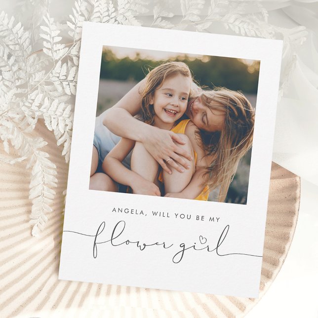 Foto Minimalista Fofo Você Será Minha Menina de Fl (Criador carregado)