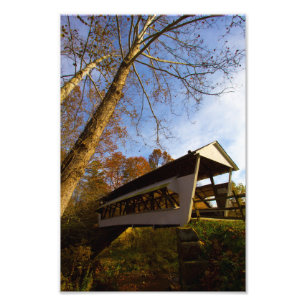 Foto Mink Hollow Covered Bridge, distrito de Fairfield,