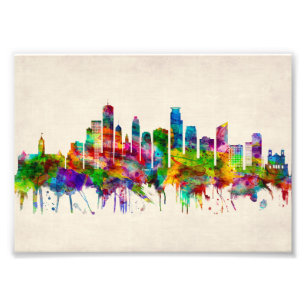 Foto Minneapolis Minnesota Skyline