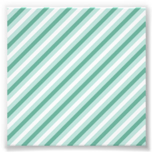 Foto Mint Green White Fleur De Lis Delicate Pastel