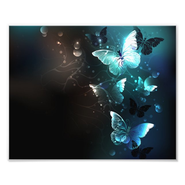 Foto Mint Night Butterflies (Frente)