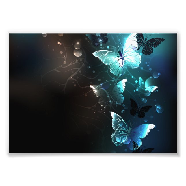 Foto Mint Night Butterflies (Frente)