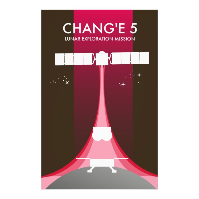 Foto Missão de Exploração Lunar Chang'e 5 (Frente)