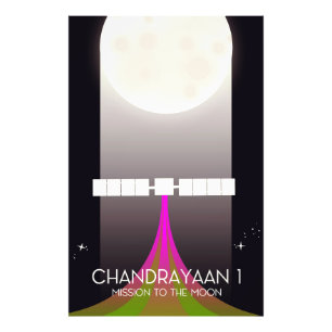 Foto Missão espacial Chandrayaan-1 à Lua